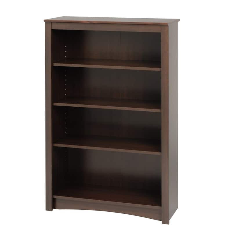 Prepac Home Office 4-Shelf Bookcase - 31.5" W x 48" H x 13" D