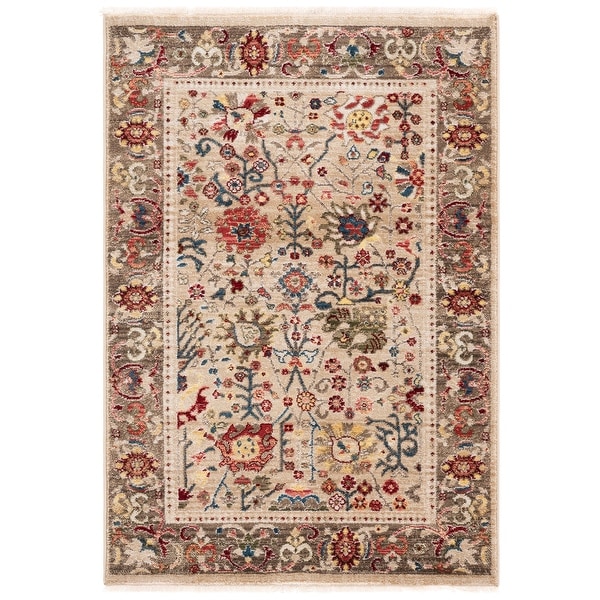 SAFAVIEH Kashan Yahavit Oriental Rug with Fringe - On Sale - Bed