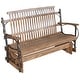 preview thumbnail 4 of 2, Hickory Porch Glider 4 Foot - Walnut Finish