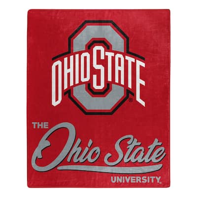 NCAA Ohio State Signature Raschel Throw Blanket 50×60 Inches