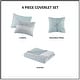 preview thumbnail 17 of 47, Madison Park Caralie 4 Piece Seersucker Quilt Set with Throw Pillow