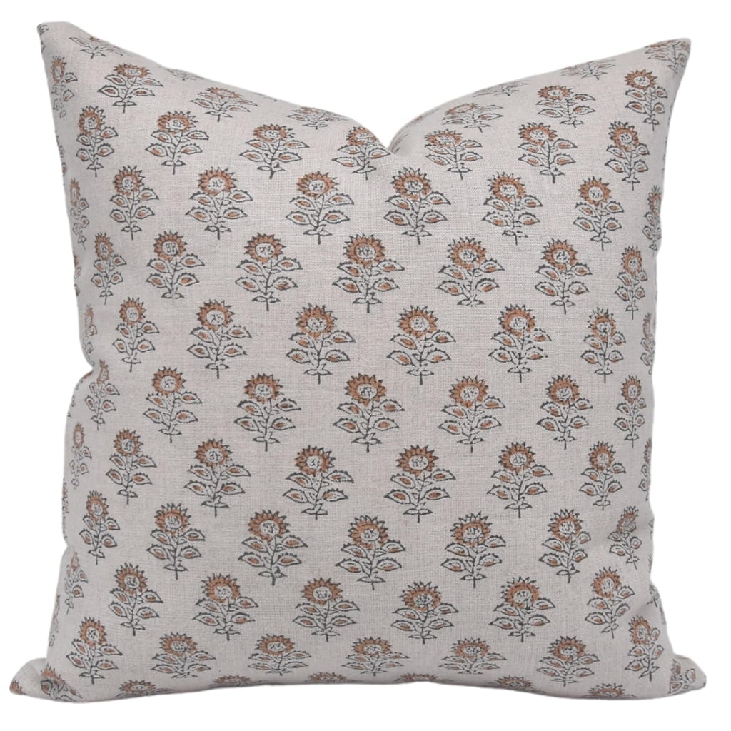 Fabdivine Linen Decorative Block print pillow Cover