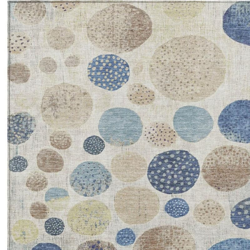 HomeRoots Geometric Transitional Rectangle Outdoor Rug