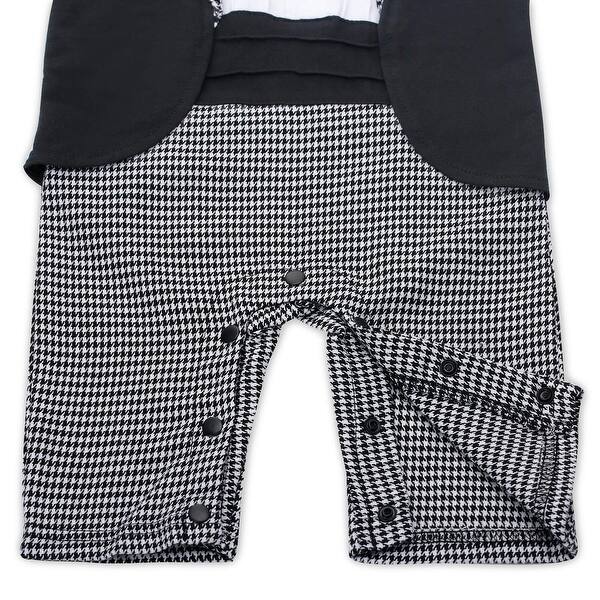 Shop Wesidom Baby Boy Suit Tuxedo Outfits Set Toddler Grey Size