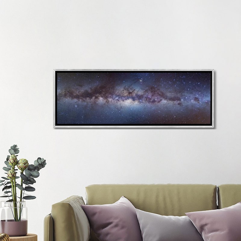 iCanvas "Panorama View Of The Center Of The Milky Way" by Alan Dyer Framed