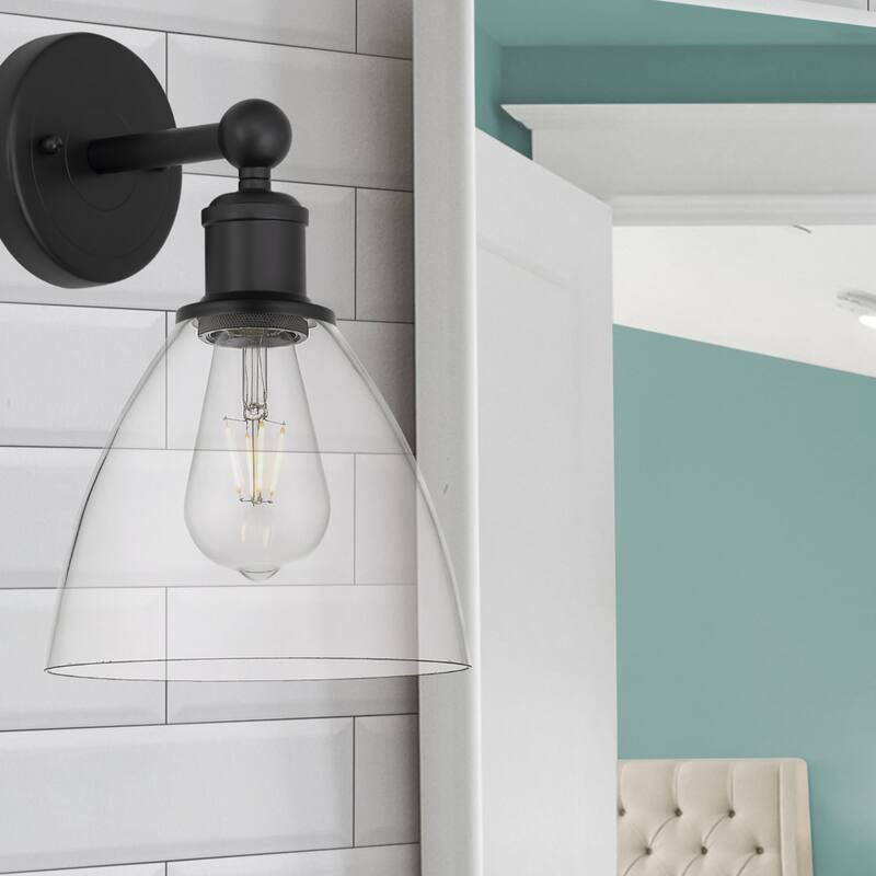 Innovations Lighting 616-1W-12-8 Bristol Sconce Bristol Glass 12" Tall