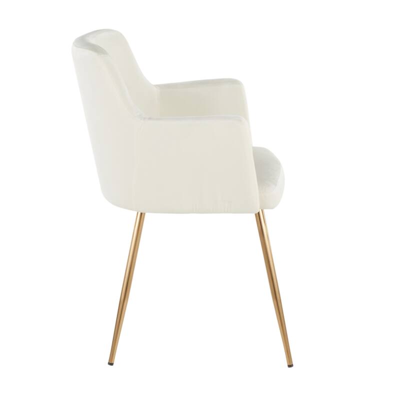 Silver Orchid Duved Dining and Accent Chair (Set of 2) - N/A