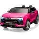 preview thumbnail 35 of 39, 24V Kids Ride on Car 2 Seater, Licensed Chevrolet Blazer Battery Powered Electric Vehicles Car Pink