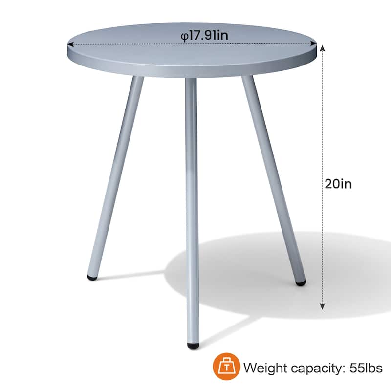 Crestlive Products Outdoor L-Shaped Patio Bar Table Pub Table Dining Table