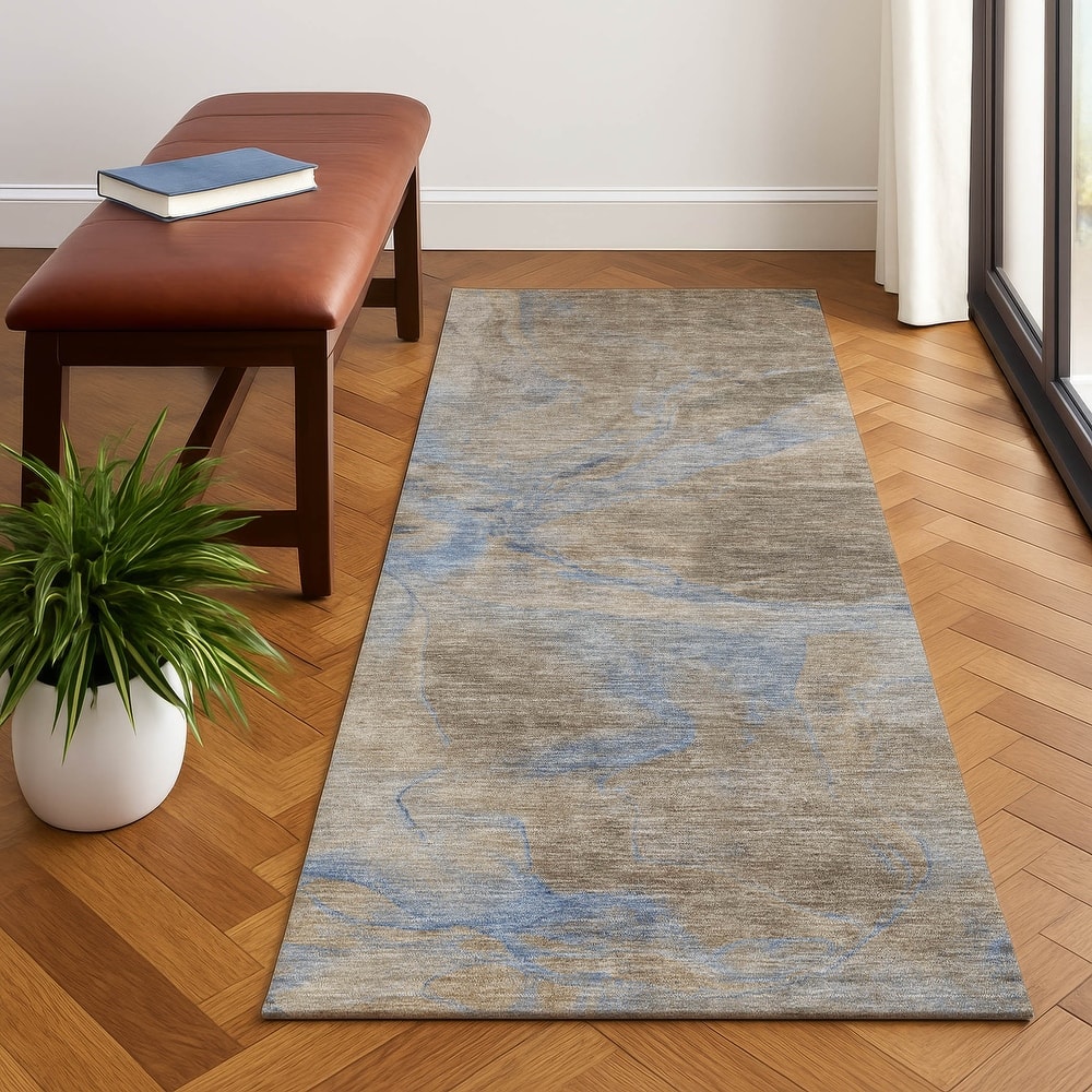 Premium Washable Super Soft Abstract Watercolor Mayfield Rug