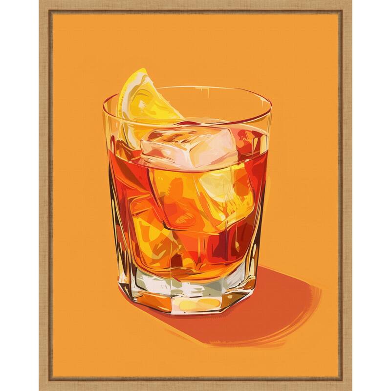 Negroni by Jolly and Dash (16 x 20 in.), Framed Canvas Wall Art Print