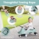preview thumbnail 19 of 18, Wiggle Car for Kids with Ergonomic Seat, Hauling Rope, and Storage - 29" x 13" x 15"