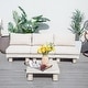 preview thumbnail 22 of 29, Outdoor Aluminum Conversation Sofa Set with Sponge-filled Cushion