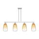 Option Brushed Satin Nickel / Amber