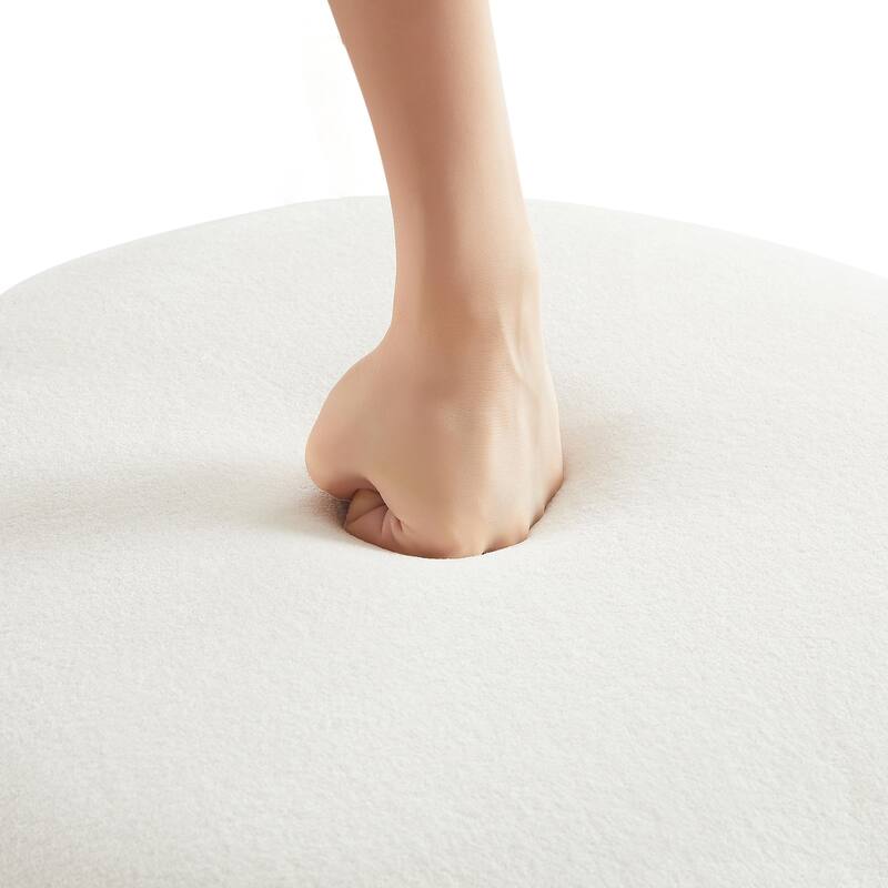 Anmytek Modern Farmhouse 3 Piece Round Dining Set Walnut Wood Table with Storage Shelf and 2 Chairs for 2 to 4 People