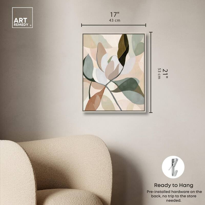 Leaf Prints II Canvas by Art Remedy