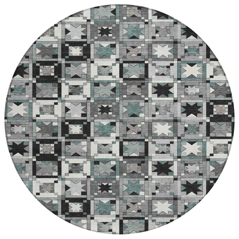 Machine Washable Indoor/ Outdoor Global Goddard Chantille Rug