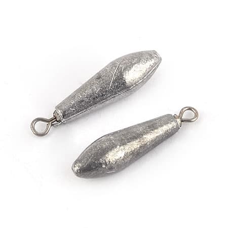 Fishing Fish Tackle Metal Oval Shaped Lure Swivel Sinker Lead Weight 10 Pcs  - Bed Bath & Beyond - 18173570