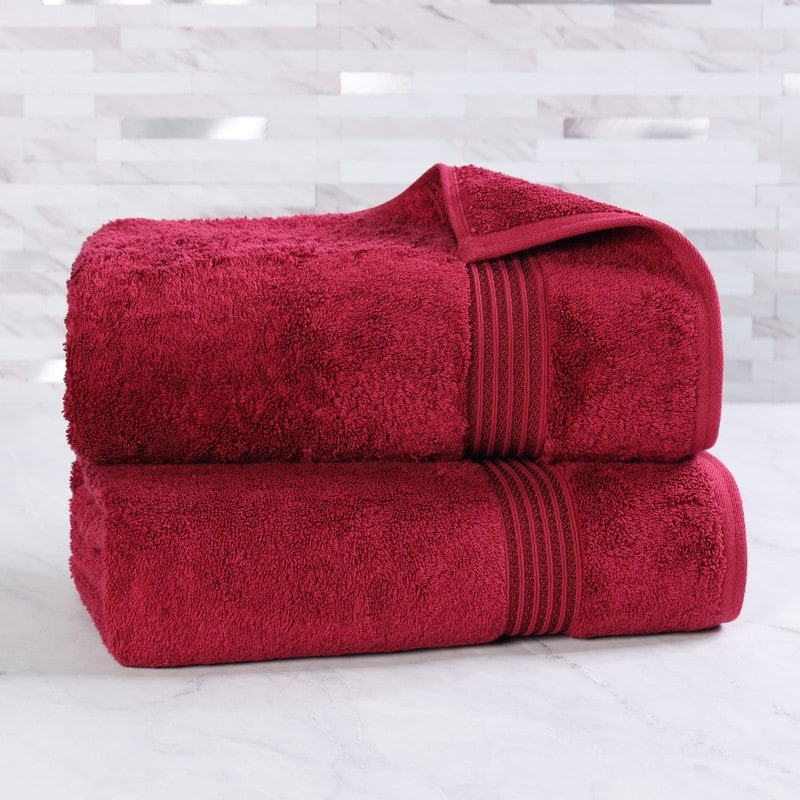 Superior Heritage Egyptian Cotton Absorbent Bath Sheet Set of 2