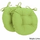 preview thumbnail 11 of 20, 16-inch Round Indoor Twill Chair Cushions (Set of 2 or 4) - 16 x 16