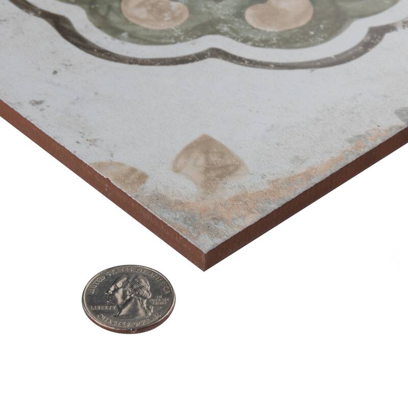 Merola Tile Kings Porto Flavia 17-5/8" x 17-5/8" Ceramic Floor and Wall Tile