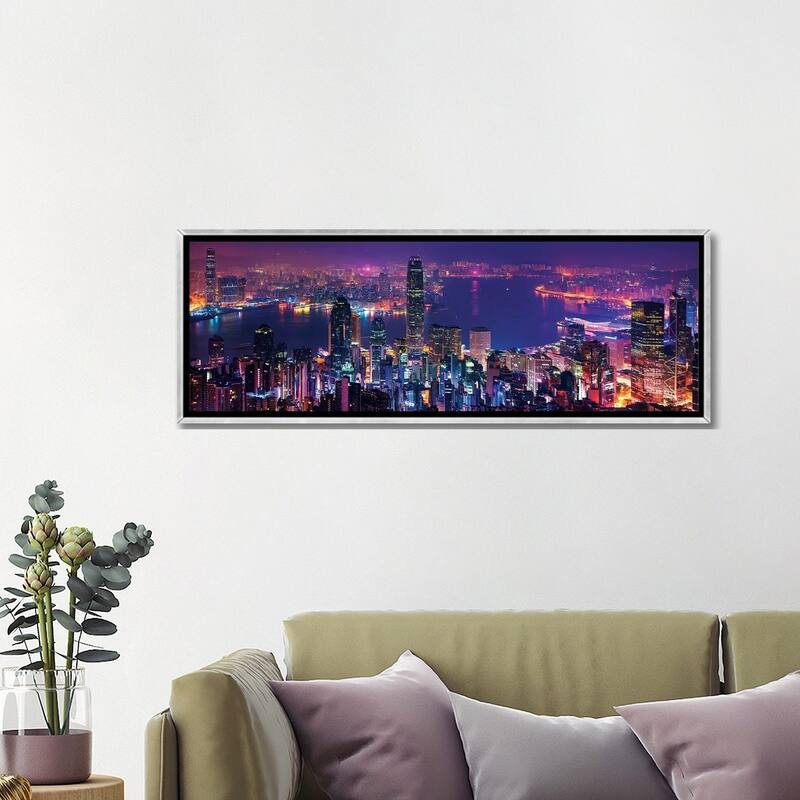 iCanvas "Hong Kong Special View" by Marco Carmassi Framed
