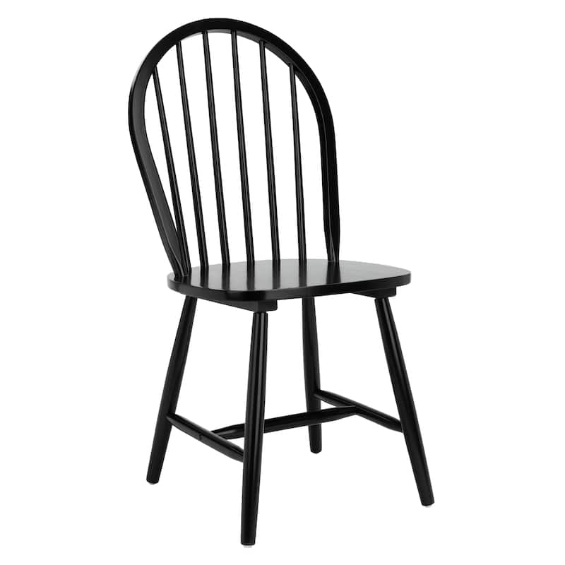 SAFAVIEH Delcie Spindle Oval Back Dining Chair (Set of 2) - 17.9" x 19.7" x 37" - 18Wx20Dx37H