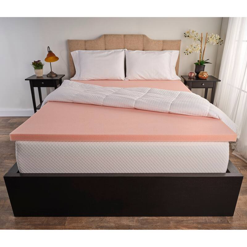 Comfort Tech 2" Mattress Topper featuring Tranquil Memory Foam