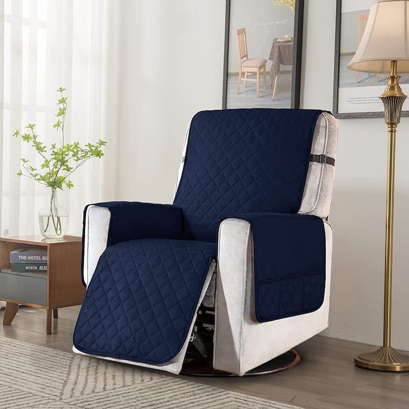 Subrtex Recliner Chair Cover Slipcover Reversible Protector Anti-Slip - Large