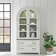 preview thumbnail 27 of 41, River Place Riverstone Curio Cabinet Single - White