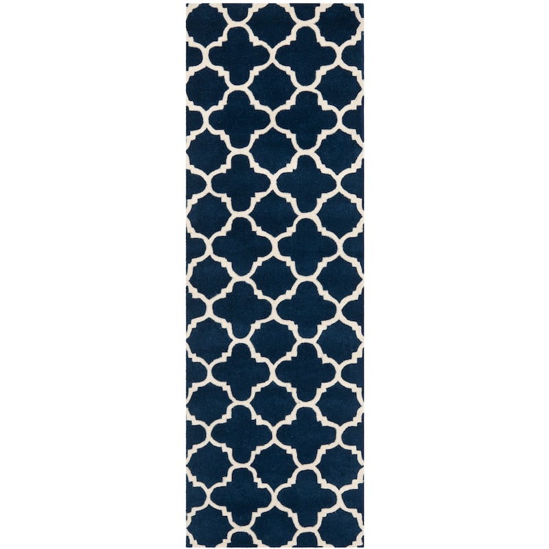 SAFAVIEH, Handmade Chatham Caisa Modern Moroccan Wool Rug