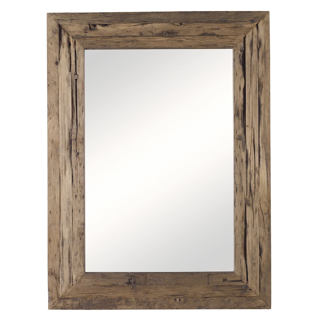 Uttermost Rennick Rustic Wood Mirror - 36"x 48"