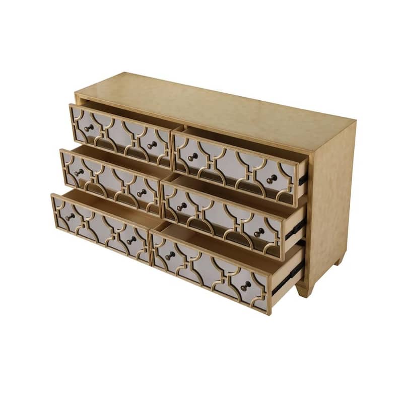 6-Drawer 64" Double Dresser