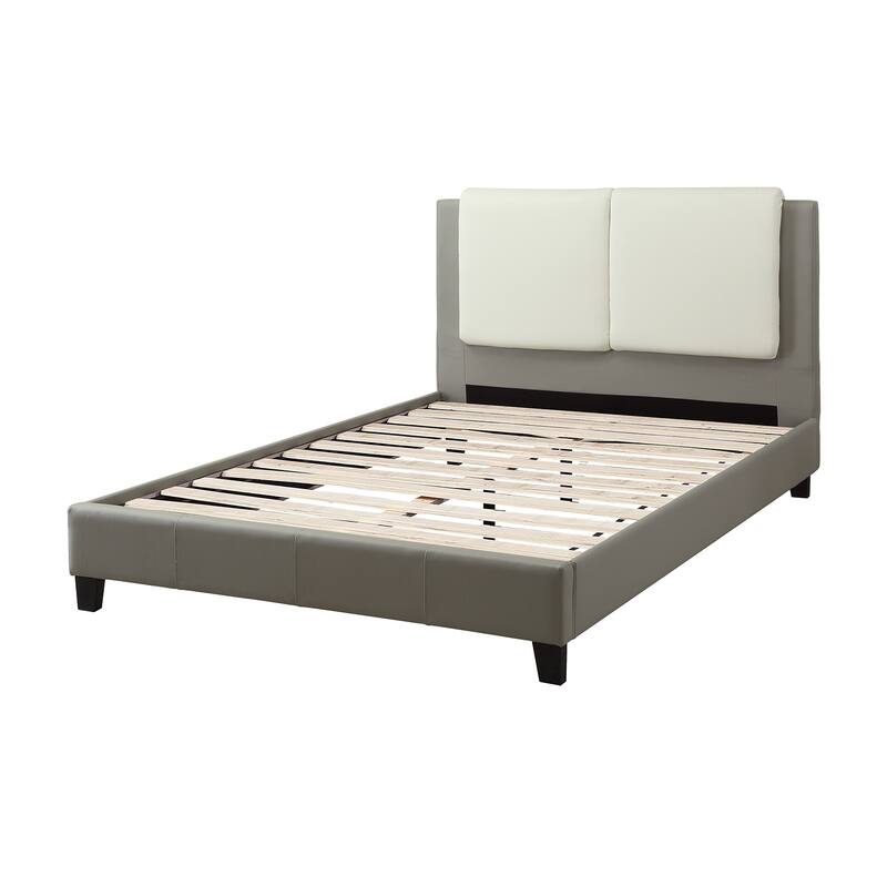 Faux Leather Upholstered Bed