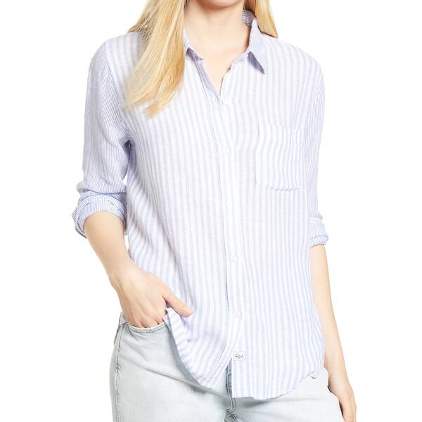Shop Rails Blue White Striped Women S Size Small S Button Down