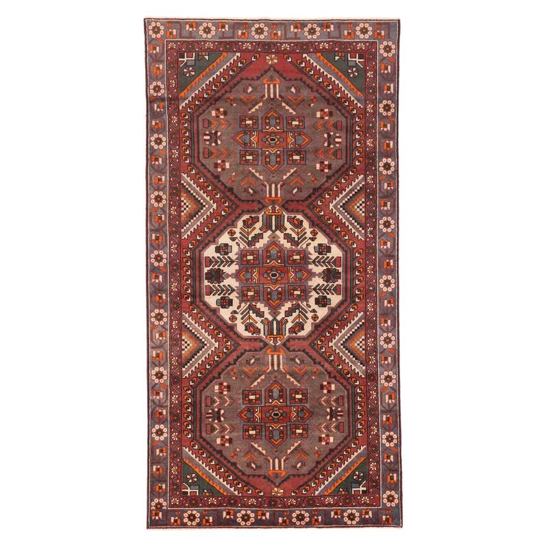 ECARPETGALLERY Hand-knotted Konya Anatolian Red Wool Rug - 4'8 x 9'6