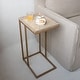 preview thumbnail 3 of 13, C Table Couch End Table - 15.5"D x 11.5"W x 25.25"H