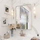 preview thumbnail 60 of 192, KIOTEE Modern Metal Frame Wall Mounted Bathroom Vanity Mirror with 5-year warranty