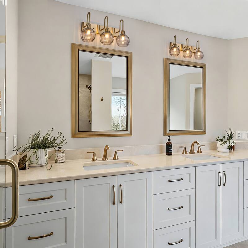 3-Light Dimmable Bathroom Vanity Light