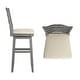 preview thumbnail 13 of 23, Ronda French Ladder Back Swivel Stool