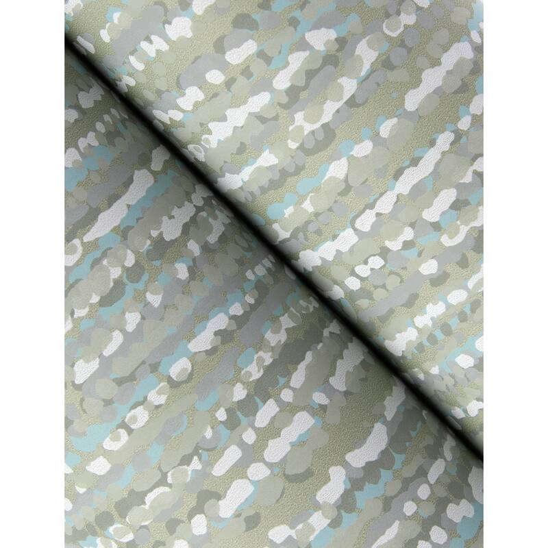 A-Street Prints Corliss Moss Beaded Strands Wallpaper