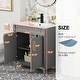 preview thumbnail 19 of 45, 24"/30"/36" Retro Bathroom Vanity W/ Drop in Sink Combo Cabinet Set