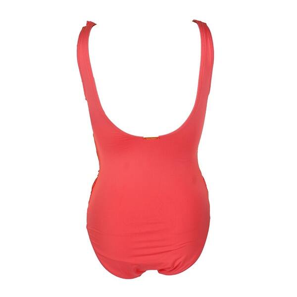 Shop Ralph Lauren Women S Tummy Control Ruffle One Piece Swimsuit