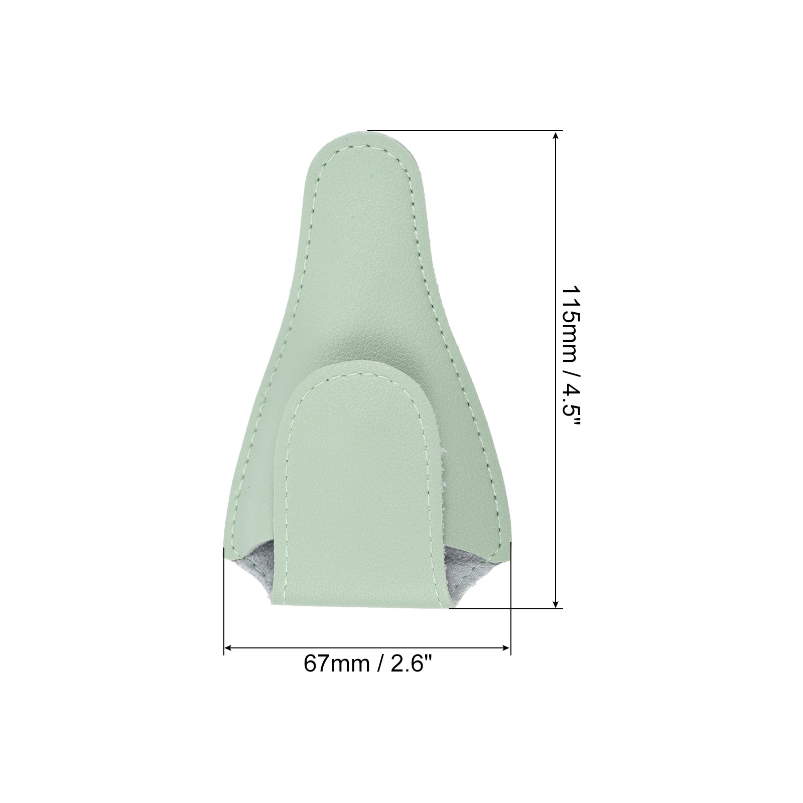 Embroidery Scissors Sheath, PU Leather Nail Cuticle Scissor Cover Small Pointed Nippers Scissors Protective Case