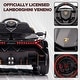preview thumbnail 13 of 18, Kids Ride On Car 12V Licensed Lamborghini with Control Music LED Light