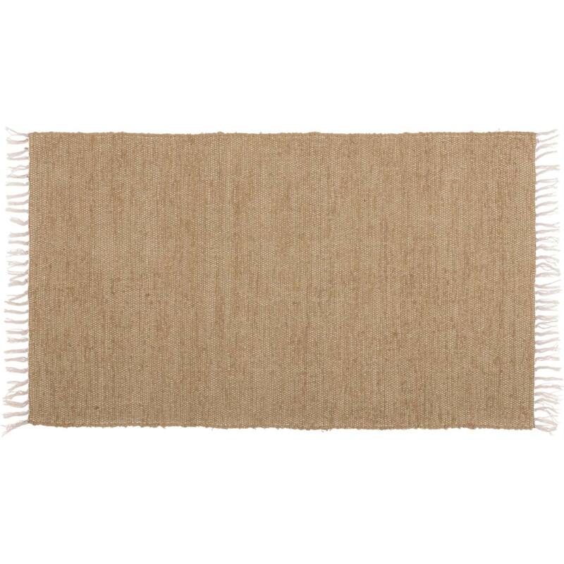 Burlap Natural Chindi-Rag Rug - 3' x 5'