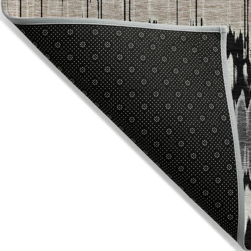 Machine Washable Indoor/ Outdoor Chantille Abstract Ombre Rug