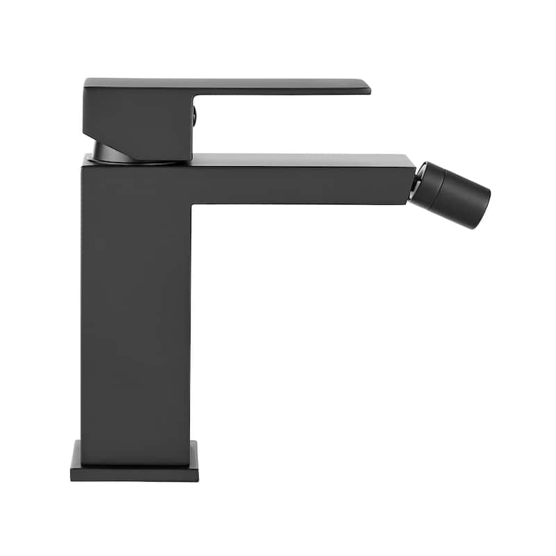 Bastille Bidet Faucet In Matte Black - 17.32" x 12.6" 17.52" - 17.32" x 12.6" 17.52" - Black