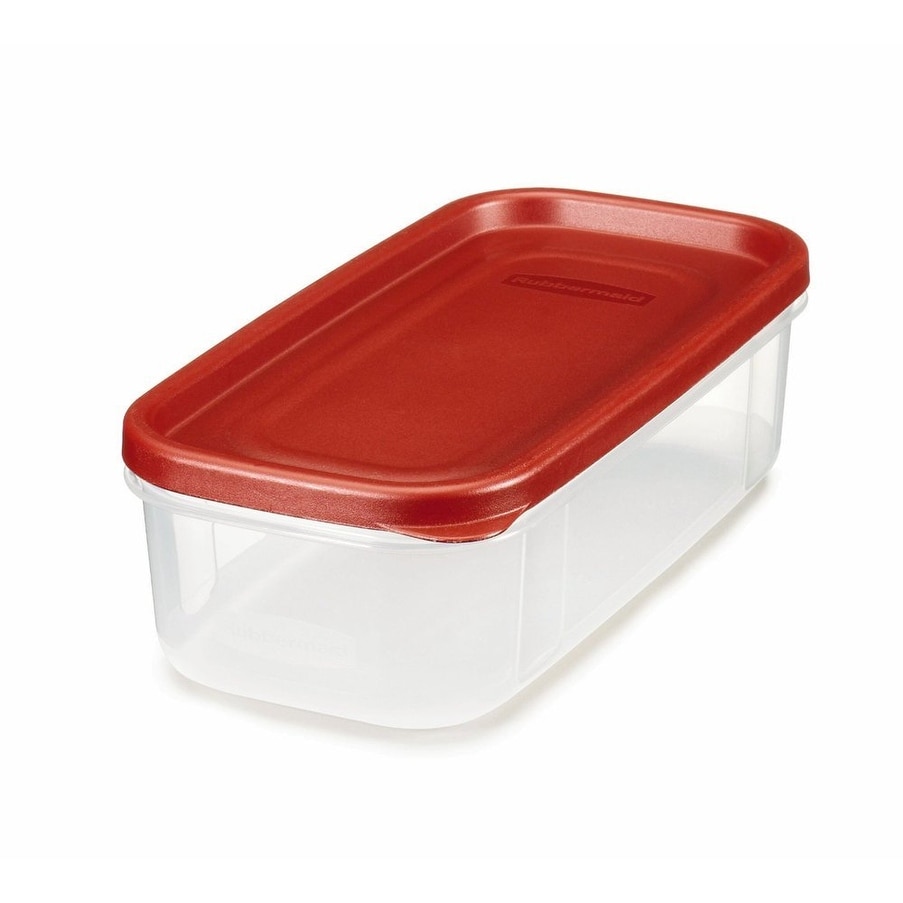  Rubbermaid Easy Find Lid Square 5-Cup Food Storage Container  (Pack of 3), Red (Vented): Home & Kitchen