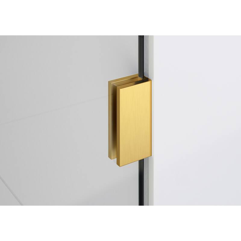 Glass Warehouse 78" x 36.75" Frameless Shower Door - Glass Hinge